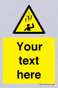 Custom Falling Ice sign